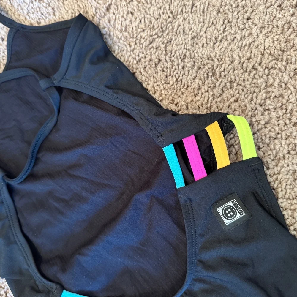 Jolyn Julian 2 Size 26 Black Fixed Back Color Block - Picture 1 of 7